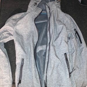 Free Country Women's Light Gray Ski Jacket
